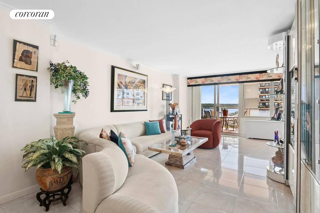 Welcome to this expansive and beautifully renovated, triple mint, 3 bedroom, 2 bathroom coop in the prestigious Americana building at the Towers at Water's Edge.