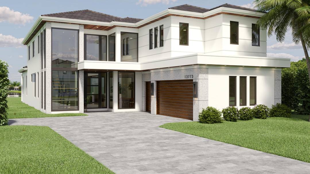 This newly constructed 3, 800 sq ft Modern Transitional lakefront residence embodies refined elegance and effortless livability.