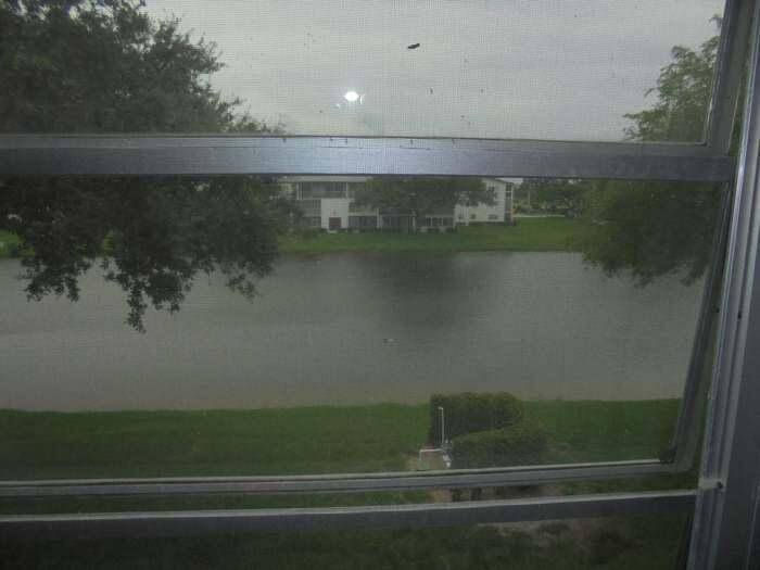 This comfortable 1 bedroom, 1 bath residence offers dual access to a spacious balcony with peaceful lake views.