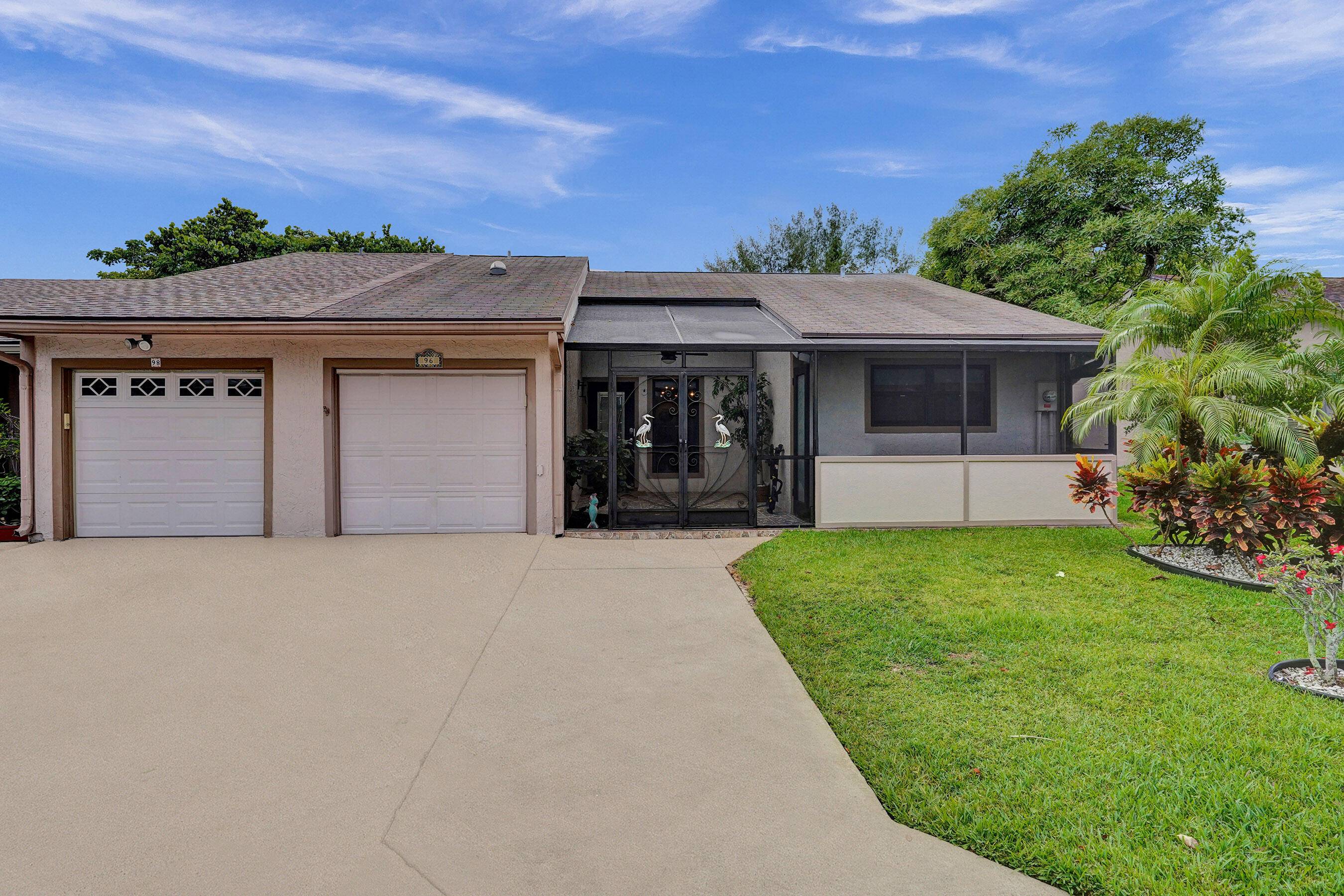 This rare 3 bedroom waterfront villa in the heart of Boynton Beach is a truly unique find.