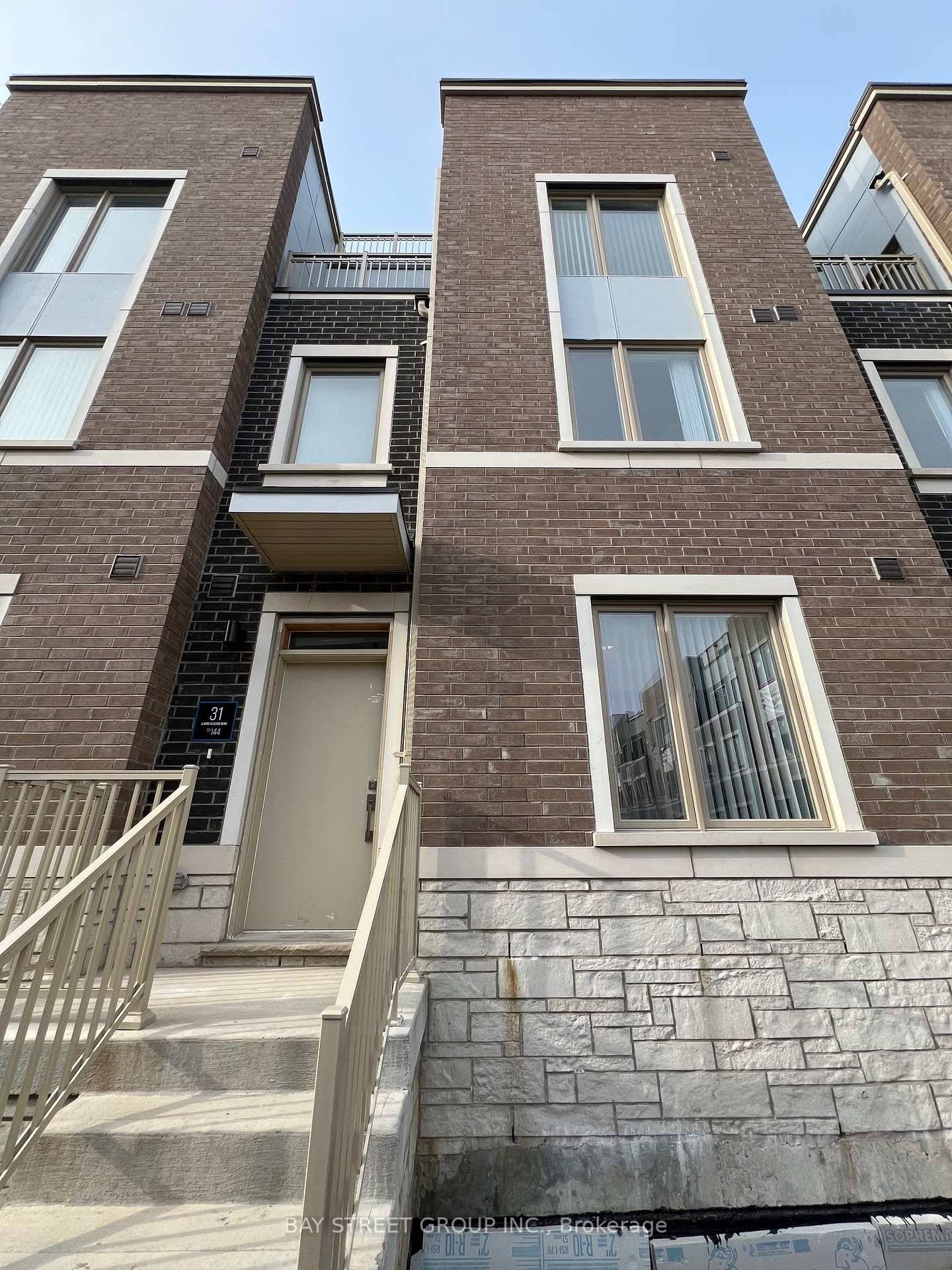 nearly new 3 Bedroom, 2. 5 Bath Mobilio Townhome w Large Private Rooftop Terrace Located In The Heart Of Vaughan.