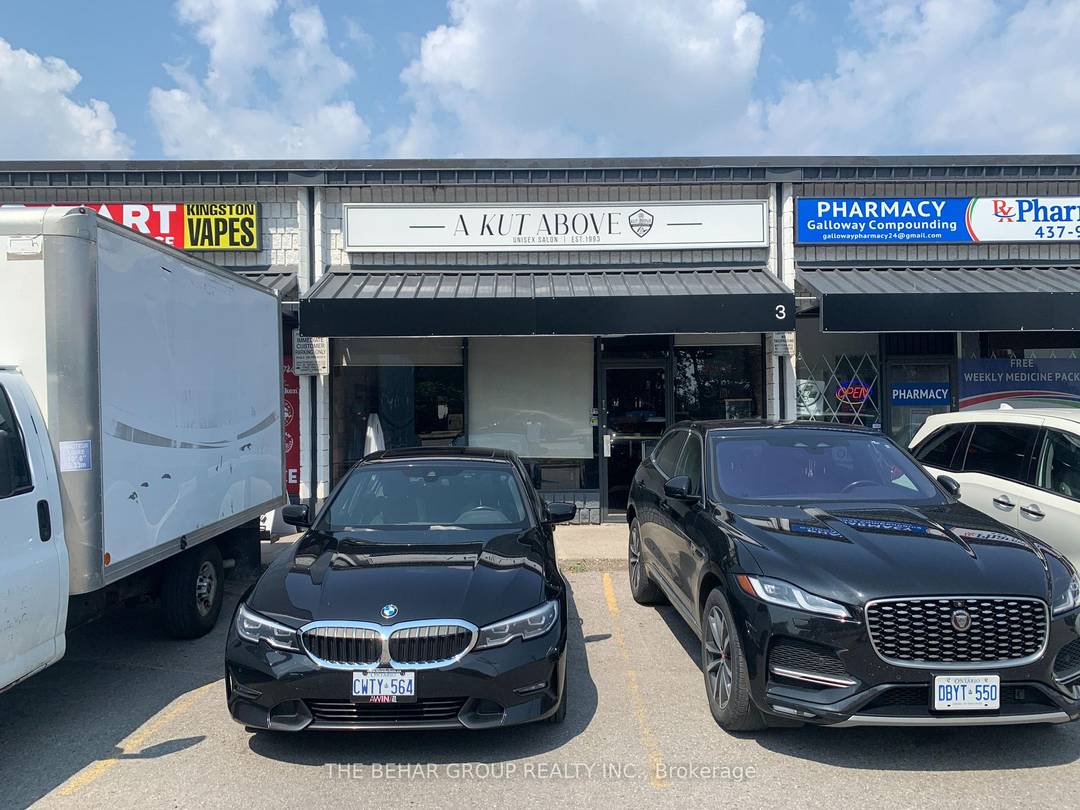 Retail unit available in prominent plaza, with great exposure along Kingston Road.