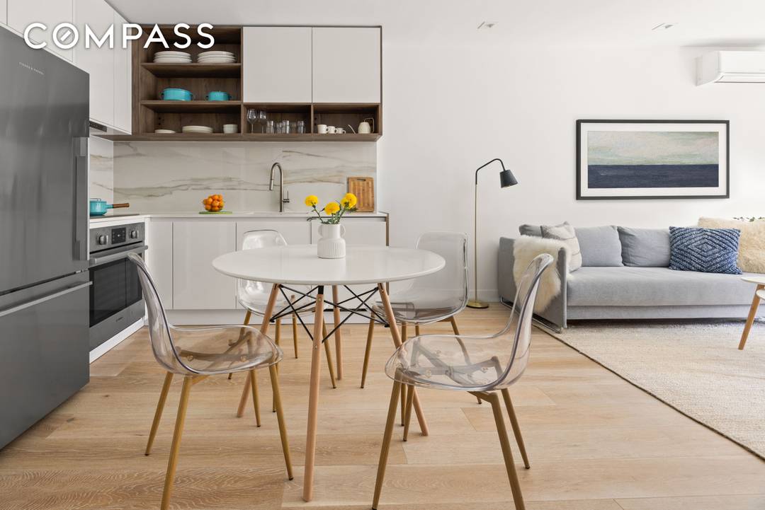 Built in 2020 and now offered as the first resale in the building, this beautifully finished one bedroom condominium on the second floor offers low carrying costs, modern interiors, and ...