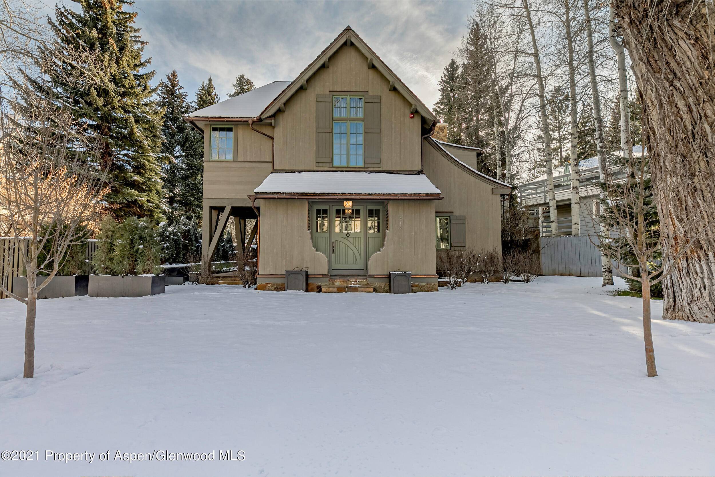 Step through the timeless covered entrance of this luxury Euro Style home designed by McApline Tankersly.