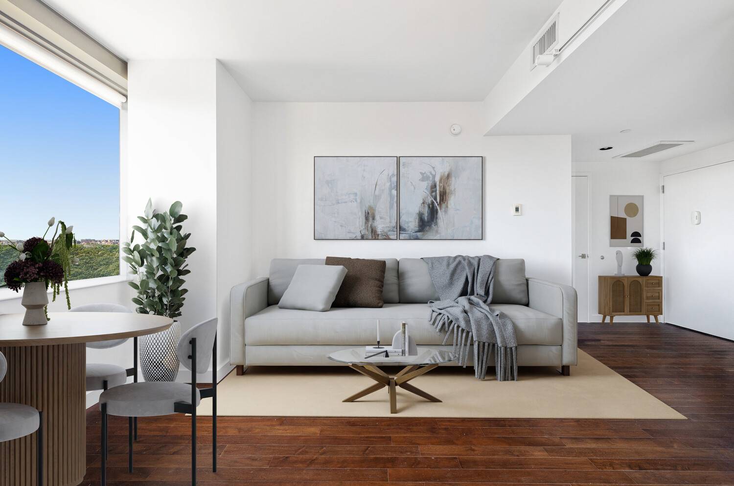 Welcome to Residence 11C at The Aston a sun drenched, approximately 670 square foot one bedroom perched on a high floor in this luxury Art Deco inspired condominium in the ...