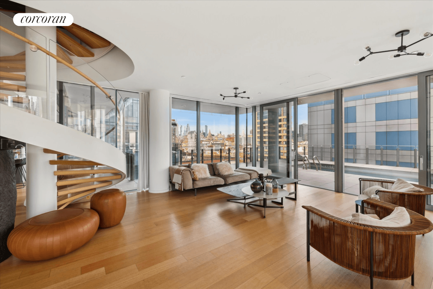 Welcome to Apartment S16B at 565 Broome Street, an extraordinary duplex residence located in a premier full service doorman building in the heart of Soho.