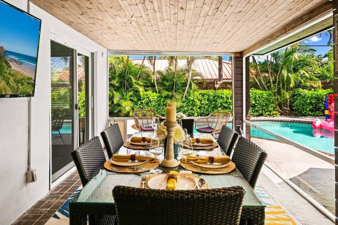 Beautiful 4 3 tropical paradise, fully remodeled a rare find in the lovely Bel Air neighborhood.