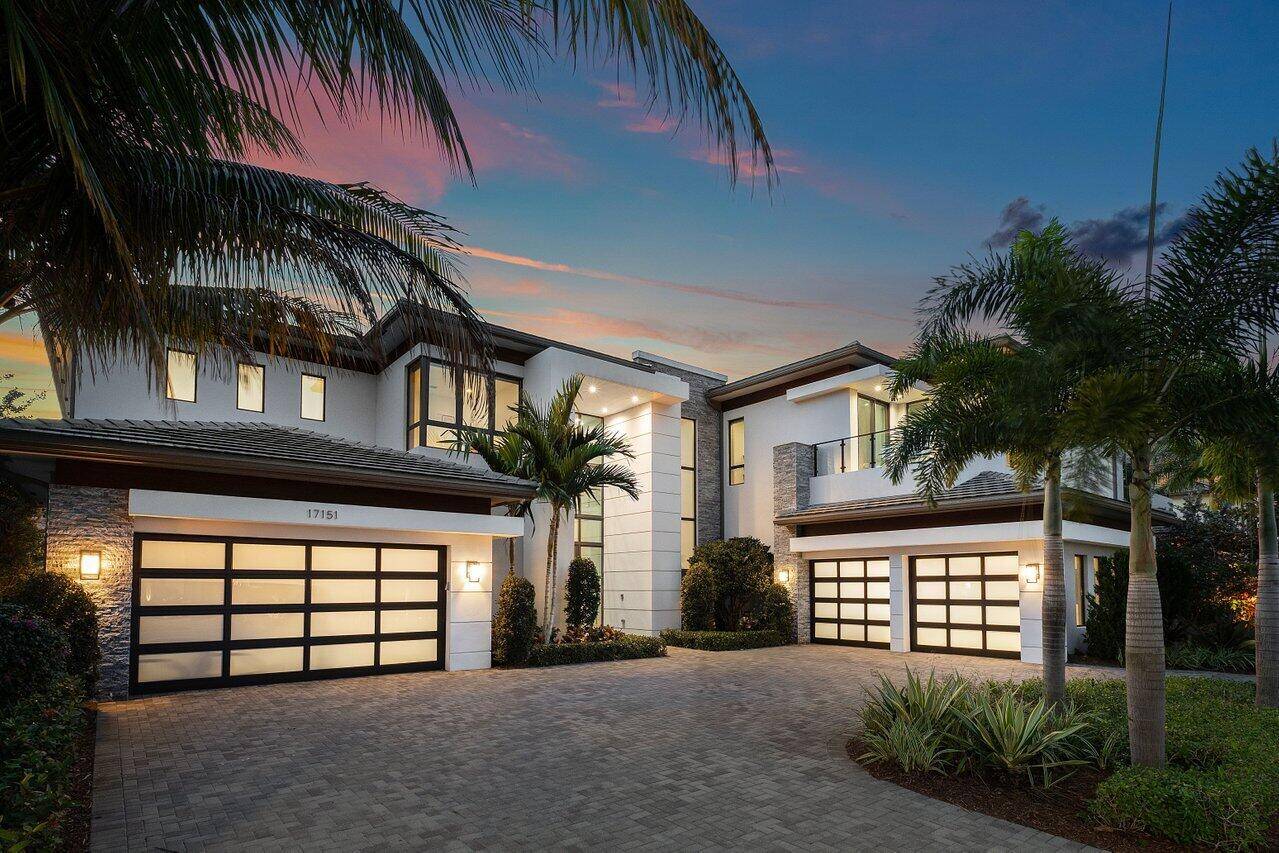 Set behind the prestigious gates of Boca Bridges, this highly customized Vanderbilt Grande Contemporary is situated on one of the most coveted lots in the community featuring spectacular long lake ...