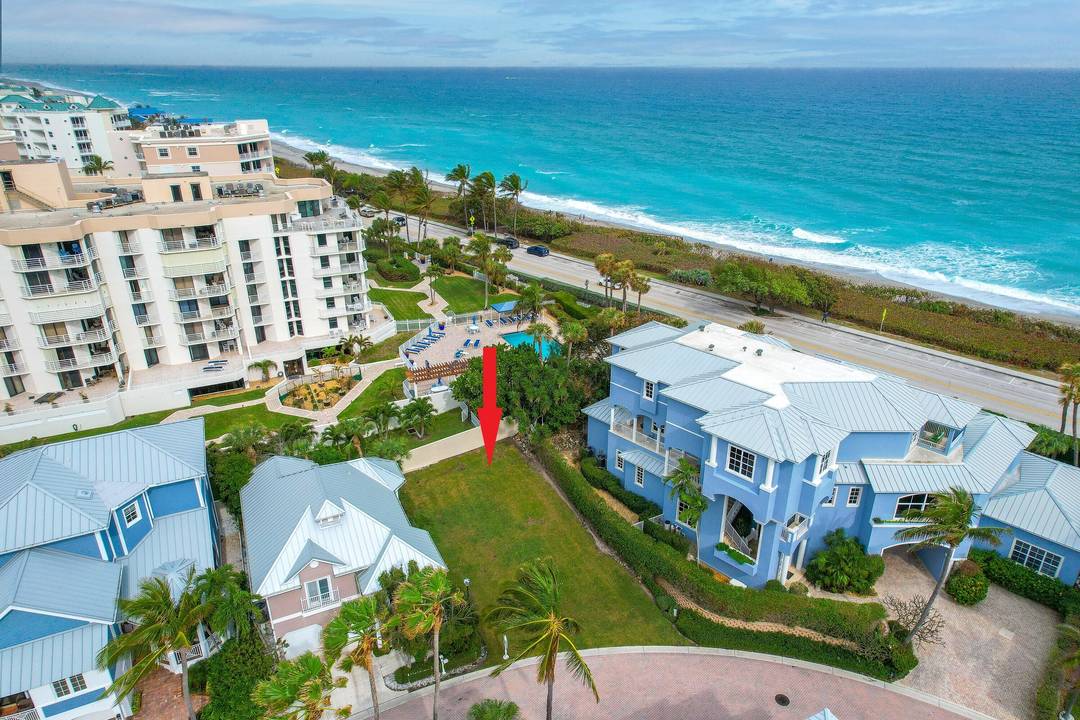 Build your dream home in the gated upscale ocean side community of Jupiter Key, literally, just steps away from iconic Jupiter beach.