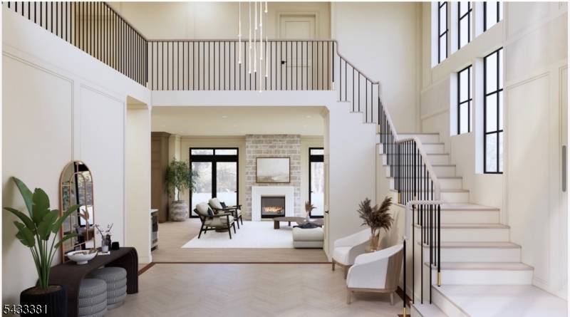 Luxury, scale, and striking architectural design come together in this extraordinary custom residence.