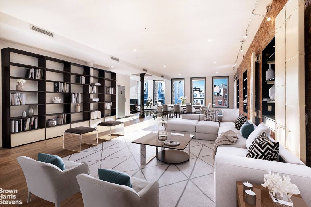 Beautifully Renovated Private Floor Loft with Three Bedrooms and Two and a Half Bathrooms Located in one of the Most Desirable Areas of Manhattan at 50 Bond Street.
