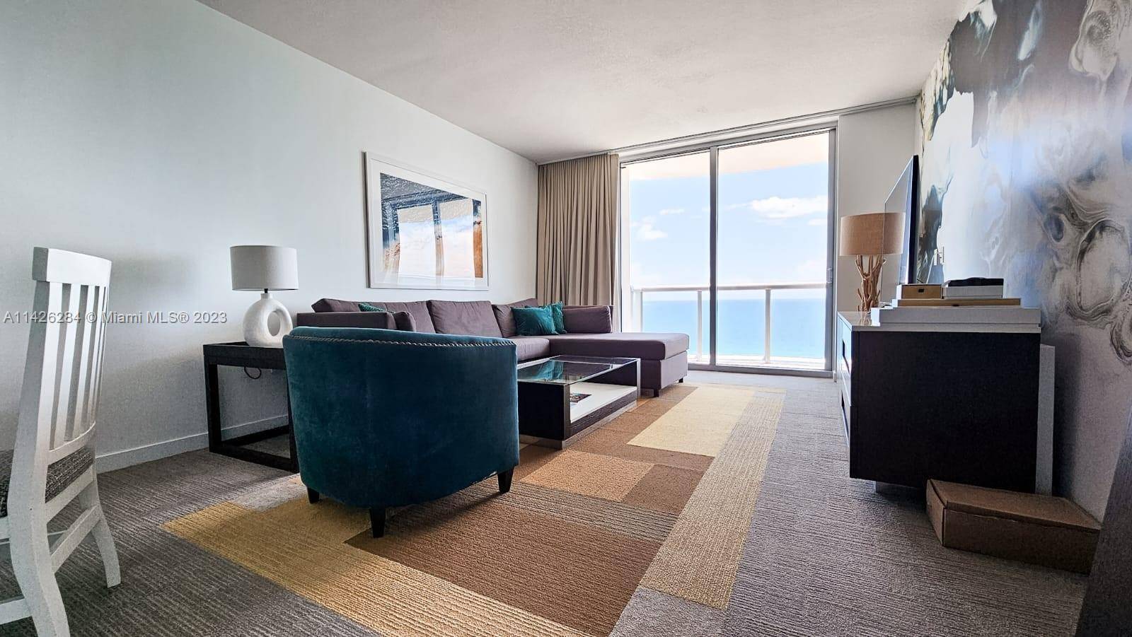 Fully Furnished 2 2 unit at the amazing oceanfront condo hotel SOLE, in Sunny Isles.