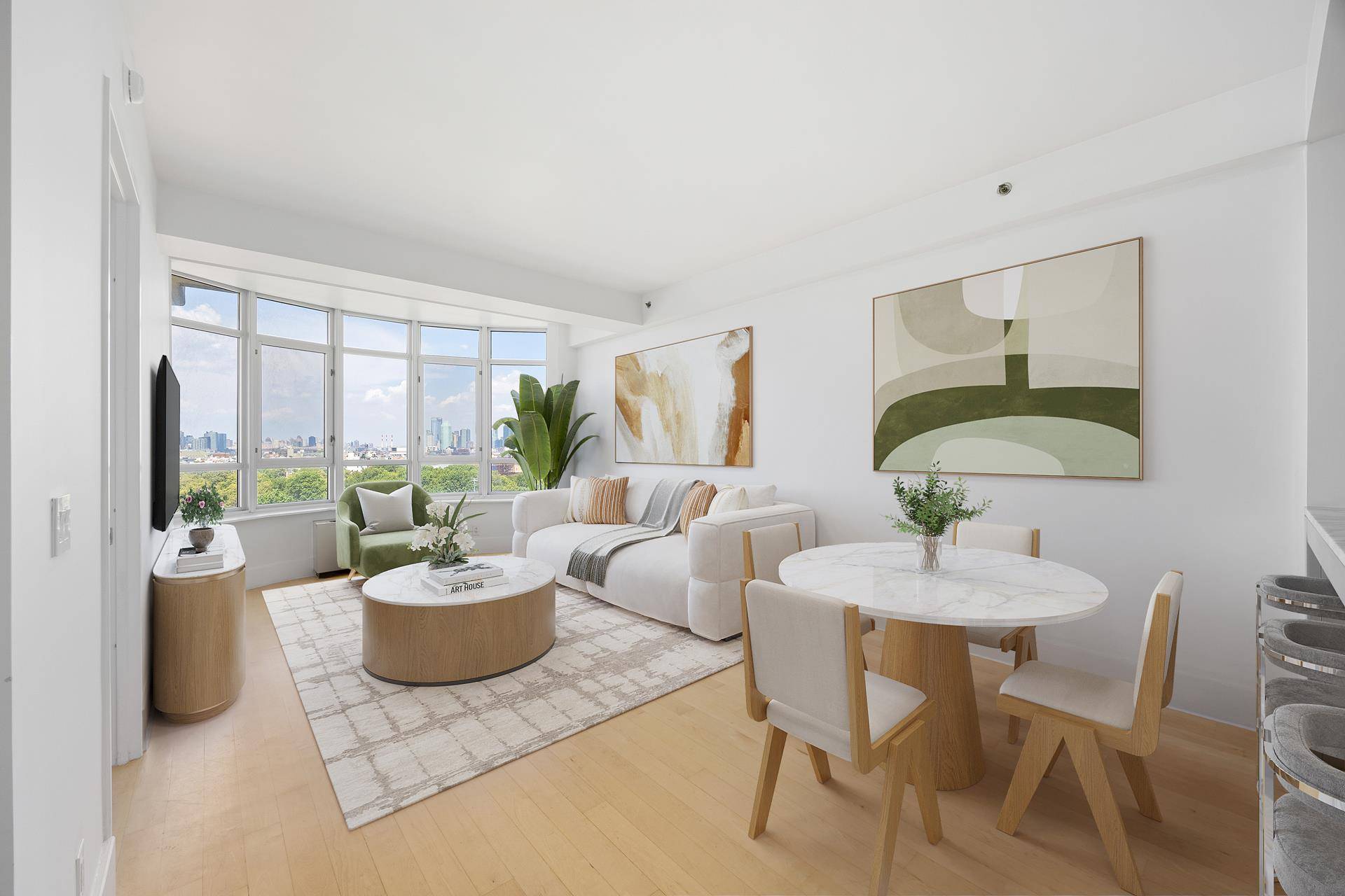 Perched high on the 11th floor of one of Williamsburg's most coveted full service condominiums, Residence 11D at 20 Bayard Street offers a rare combination of style, light, and breathtaking ...