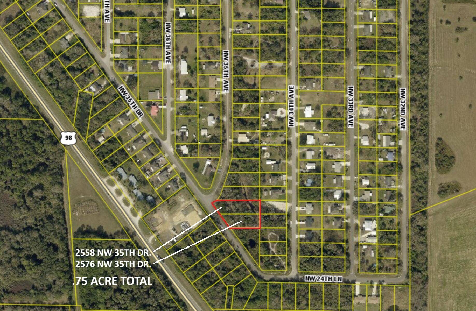 Basswood vacant land, double lot totaling 3 4 acre, lot 33 34, close to schools and shopping, but outside city limit.