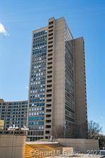 Spectacular views to the north from this one bedroom unit on the 26 th floor of IM Pei designed Bushnell Tower in downtown Hartford.