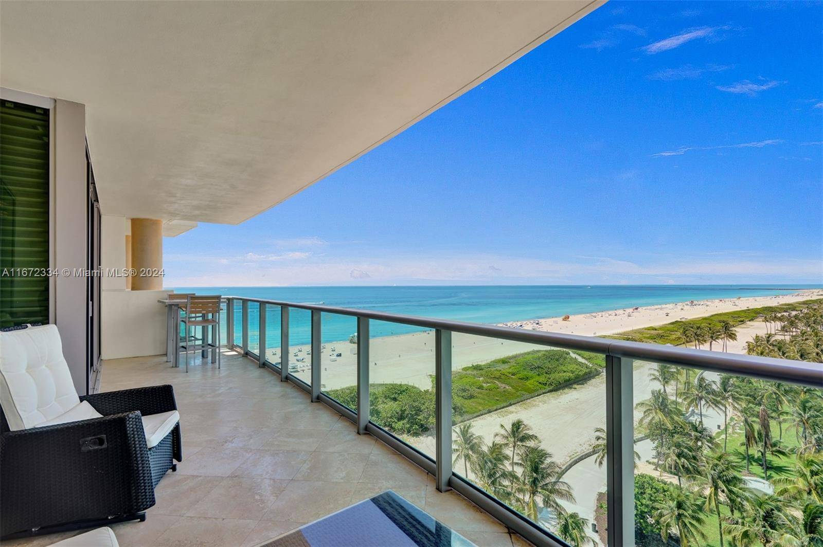Luxury and Location ! Rare opportunity to own this south facing '03 line at Il Villaggio on South Beach.