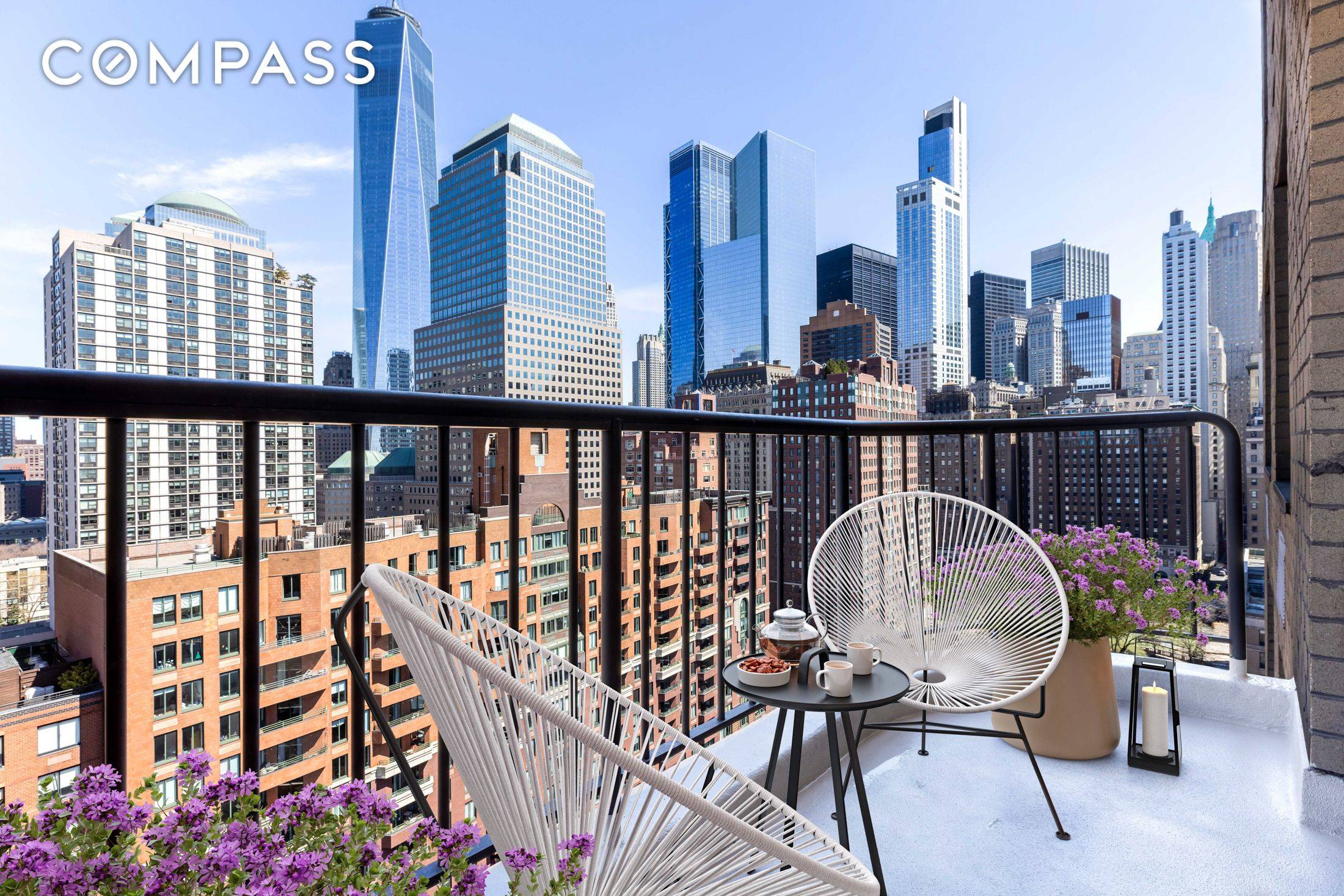 Welcome to the heart of Battery Park, where modern elegance meets unparalleled views of the Hudson River, Rector Park and the majestic Freedom Tower.