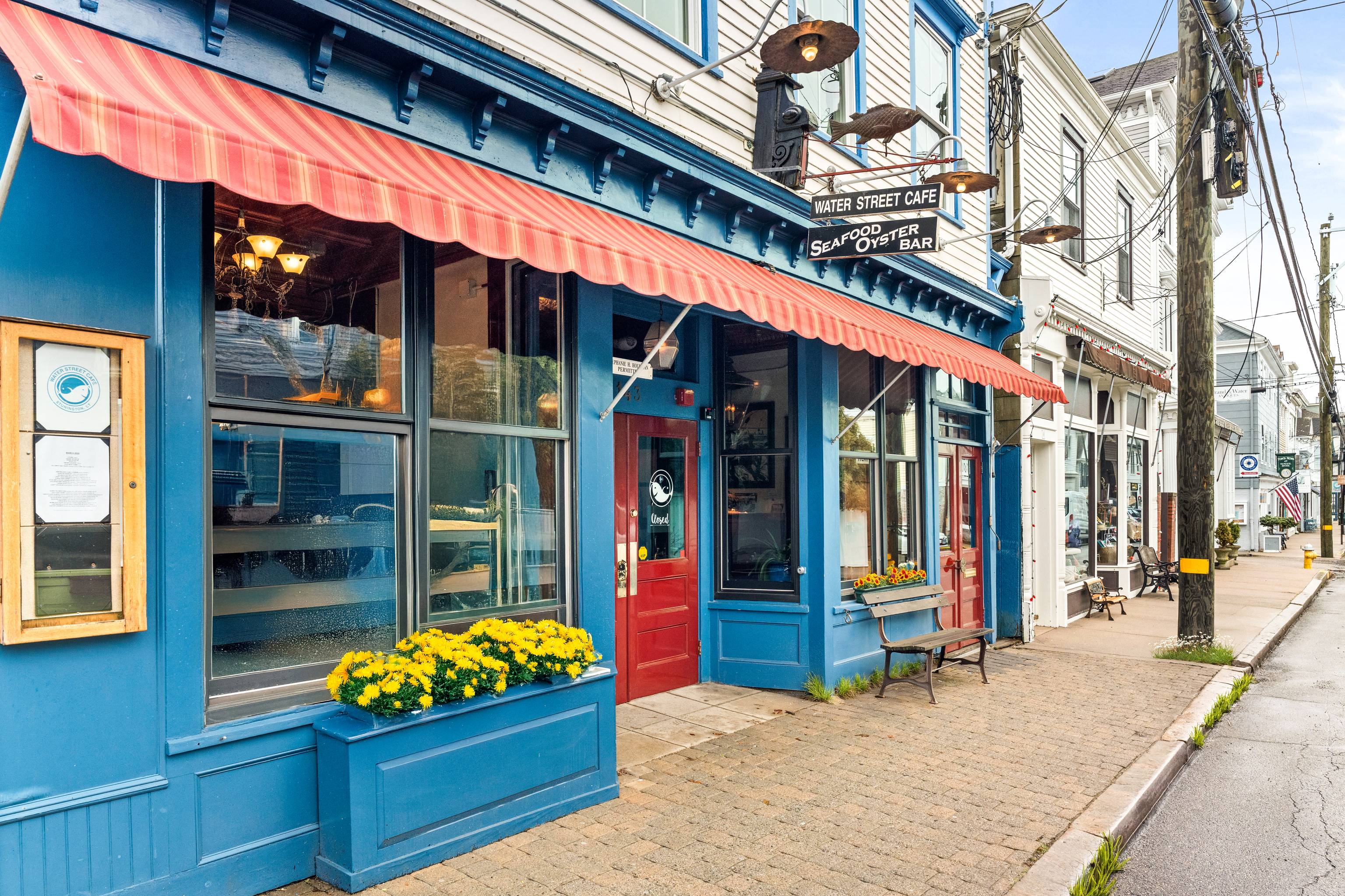 Welcome to Water Street Cafe, a rare and exciting two fold vestment opportunity in the heart of Stonington Borough.