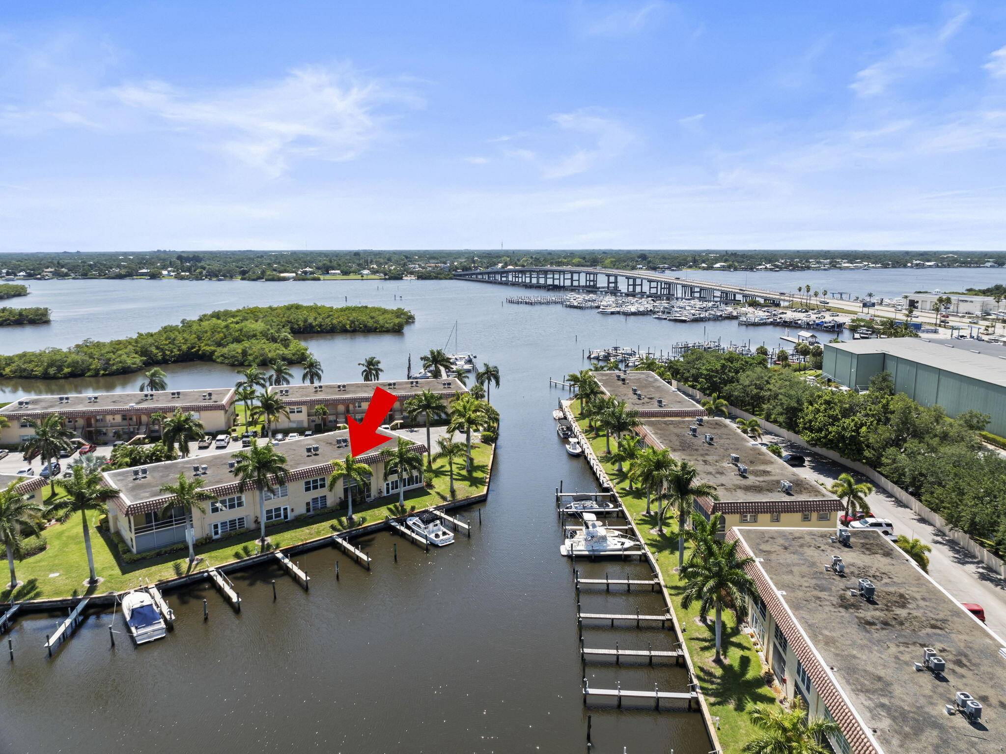 Enjoy peaceful water views from this updated 1bed 1.