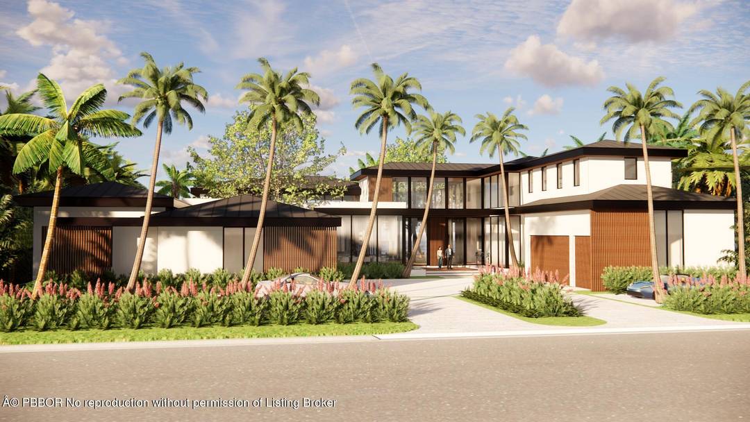 Modern Masterpiece in Prestigious Frenchman's Creek.