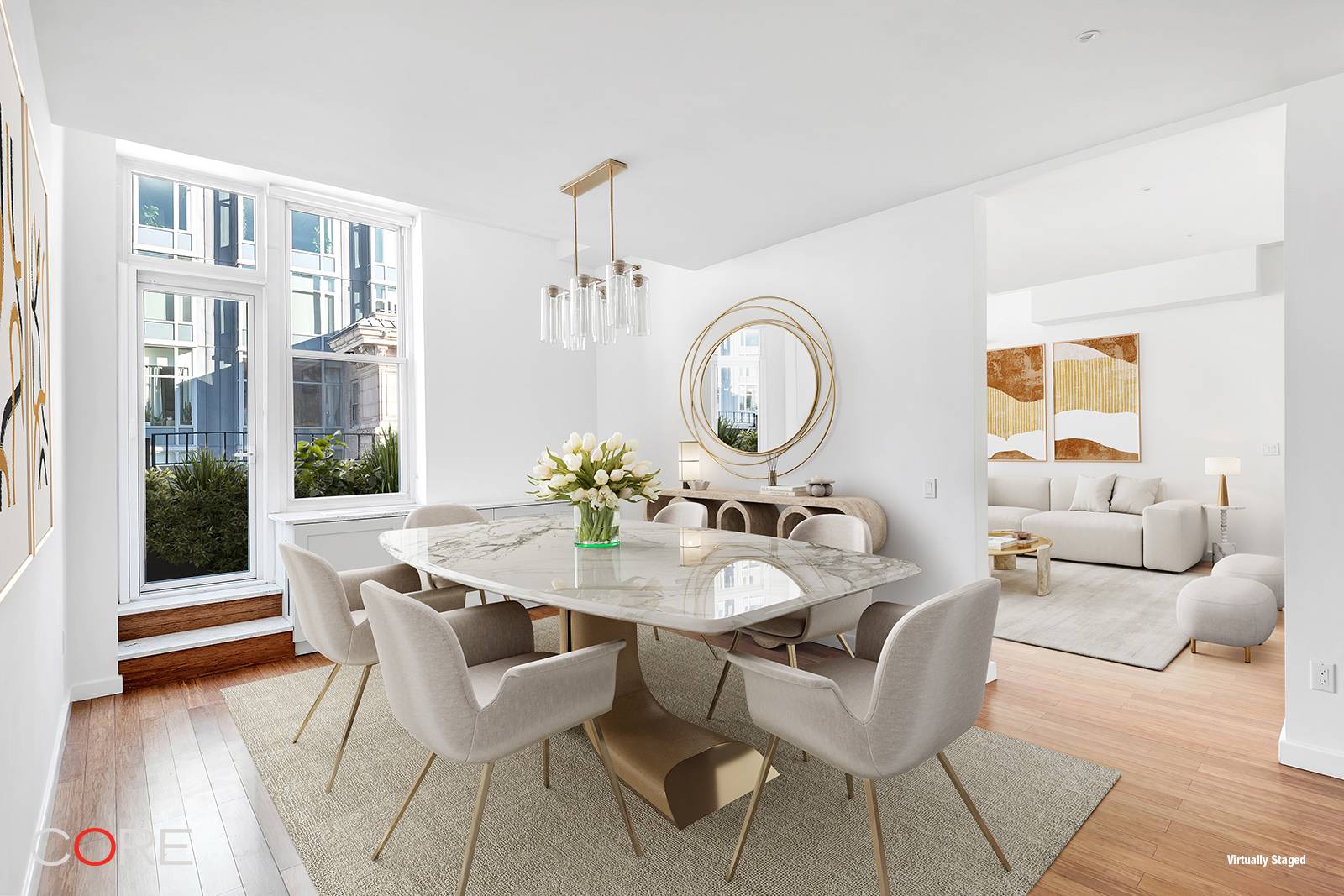 Be prepared to be wowed by this beautifully renovated, sun filled and spacious, split two bed, two bath with a separate dining room and a private terrace with views of ...