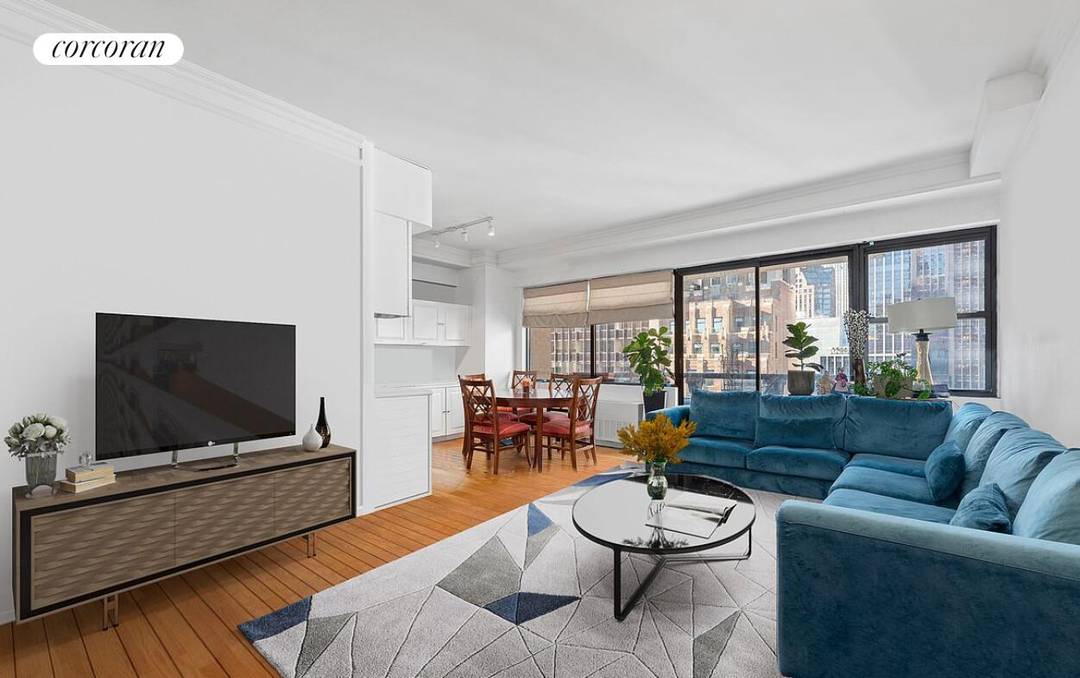 Welcome to an unparalleled living experience at 58 West 58th Street, Unit 19E !