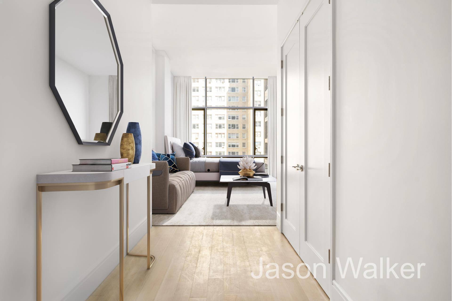 One of a kind, dramatic and oversized loft in the newest amenity filled development, Gramercy Square.