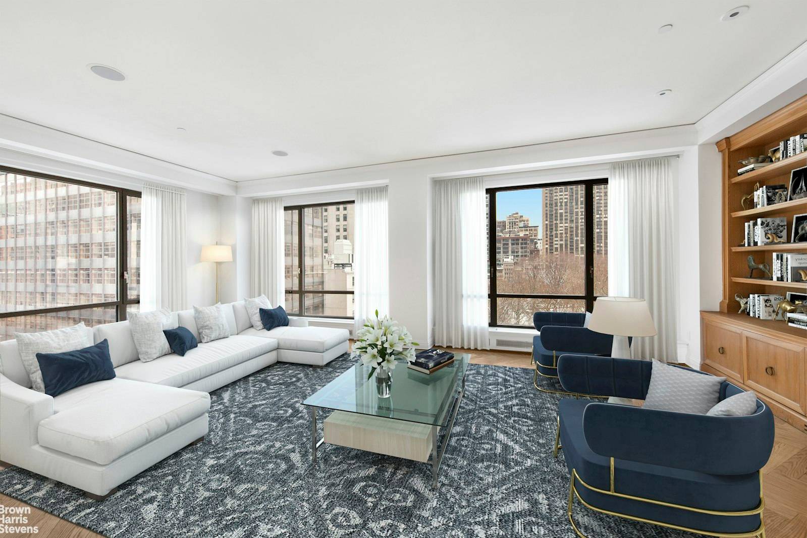 Rare full floor facing Madison Square Park.