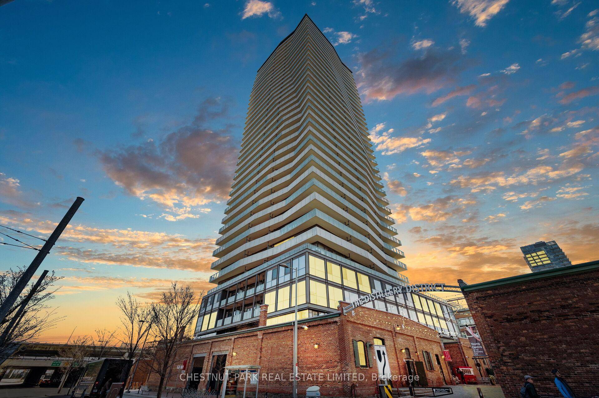 Fantastic opportunity at the famed Gooderham condos in the Distillery District !
