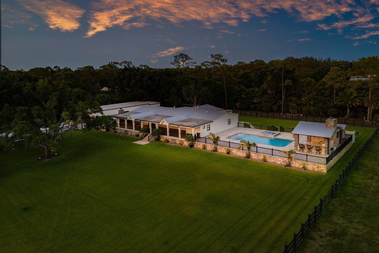 This private 10 acre beautiful property is gated and completely fenced.