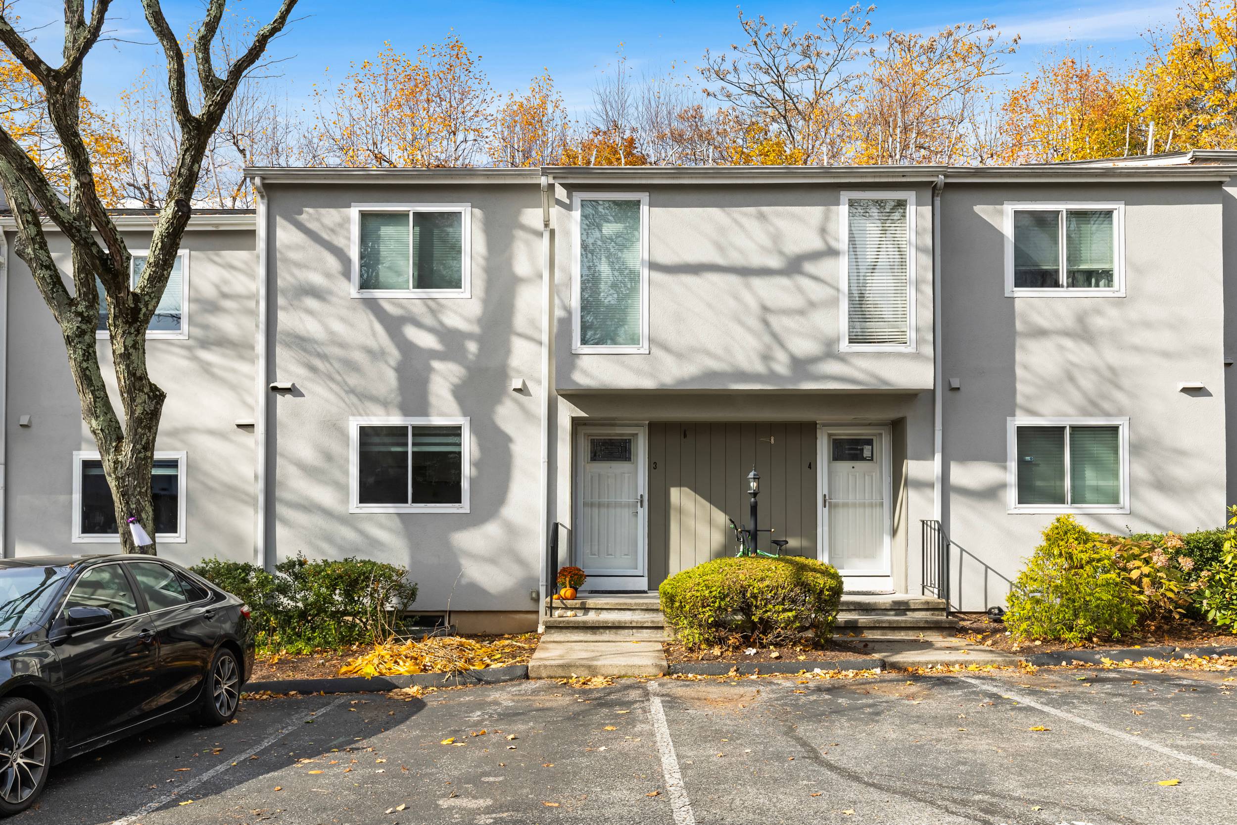 Nestled in a quiet, private setting yet just moments from downtown Stamford, this fully renovated 2 bedroom, 2.