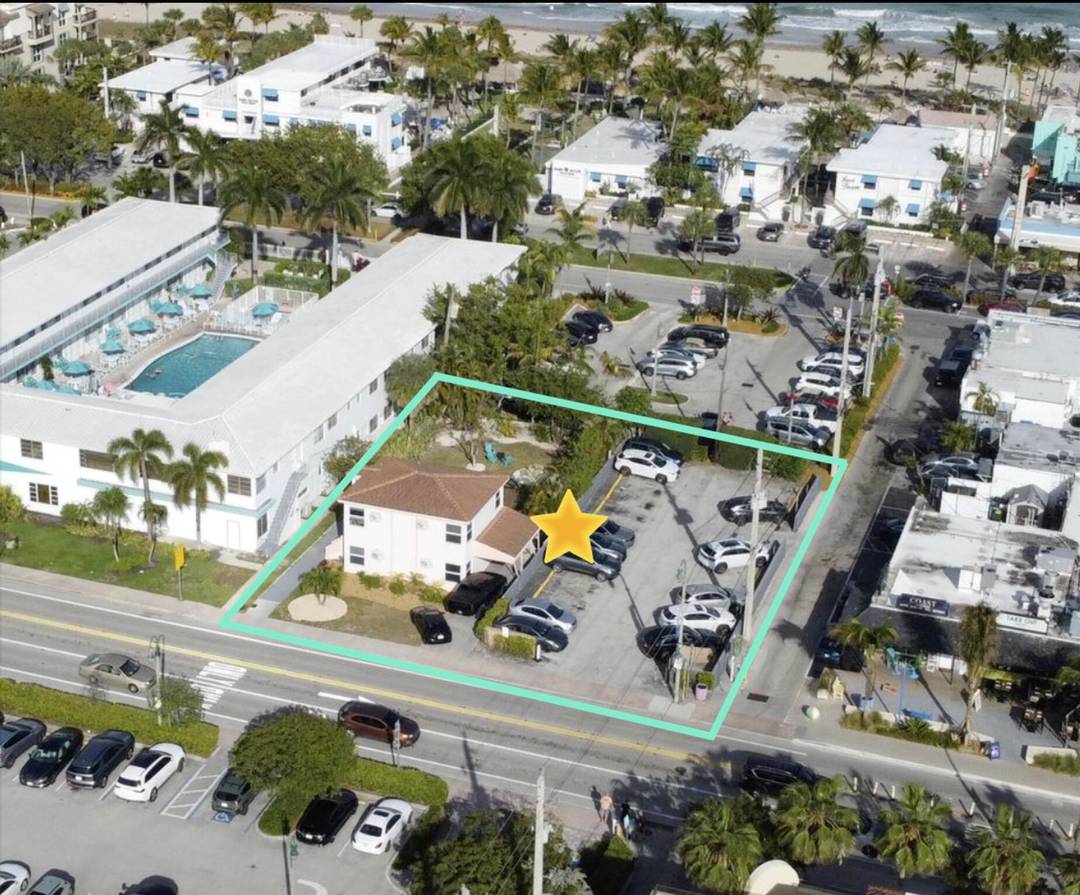 The property is located in the highly sought after community one block from the iconic Lauderdale By The Sea Anglin's Square just steps from the Beach Pier.