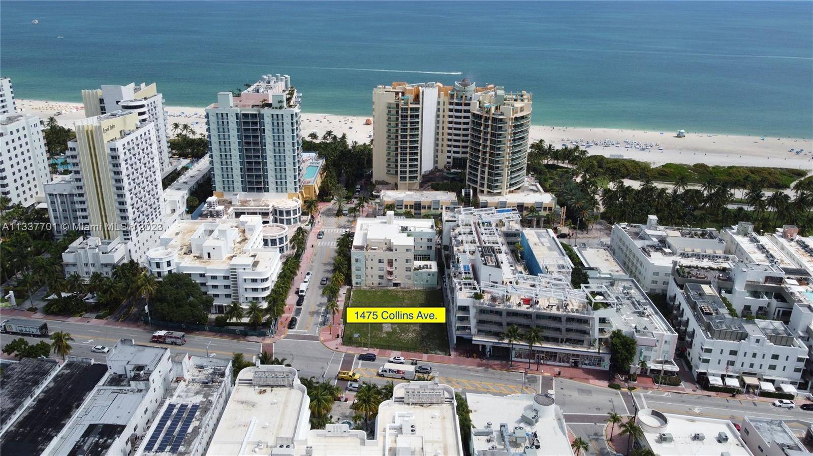 For Sale One of the last remaining parcels for prime development opportunity in Miami Beach 1475 Collins Avenue, Miami Beach, Fl 33133 Land Sale Price 9, 700, 000 Corner lot ...