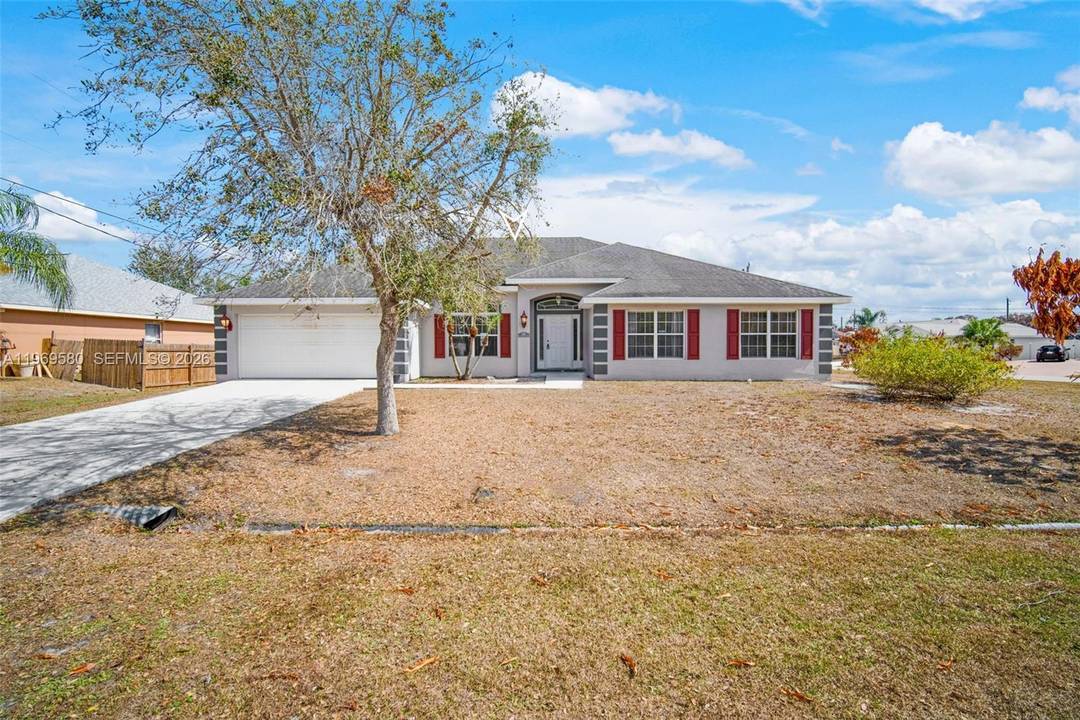 Welcome to this spacious one story single family oversized corner lot home offering the freedom of NO HOA !