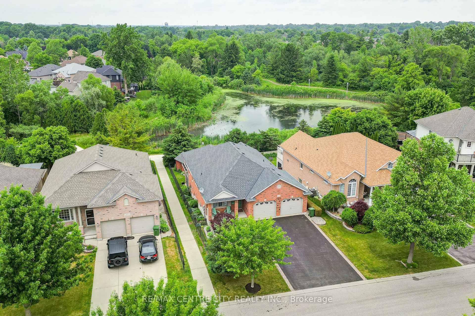 Stunning bungalow backing onto a pond and trails that run through prestigious Lake Margaret Estates.