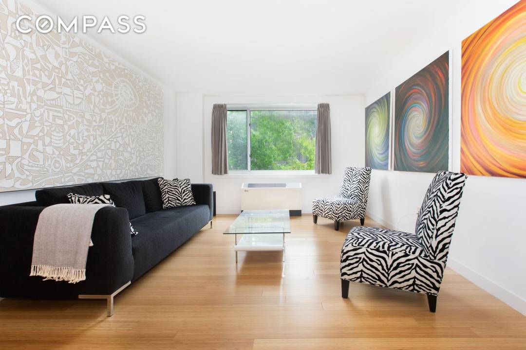 This is HOME This sun filled 2 bed 2 bath in triple mint condition as rarely used by original owners is located in a full service condominium in Central Harlem.