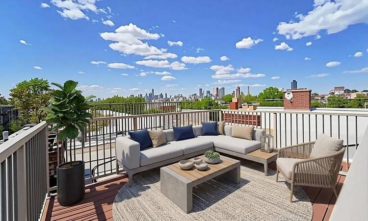 Renovated Top Floor Third Floor 2 Bedroom amp ; 2 Bathroom Triplex with Private Roof Deck !