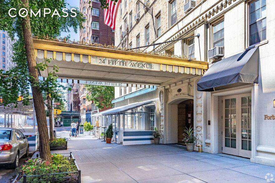 Residence 505 at 24 Fifth Avenue awaits in an iconic Greenwich Village building designed by the renowned firm Emery Roth amp ; Sons.