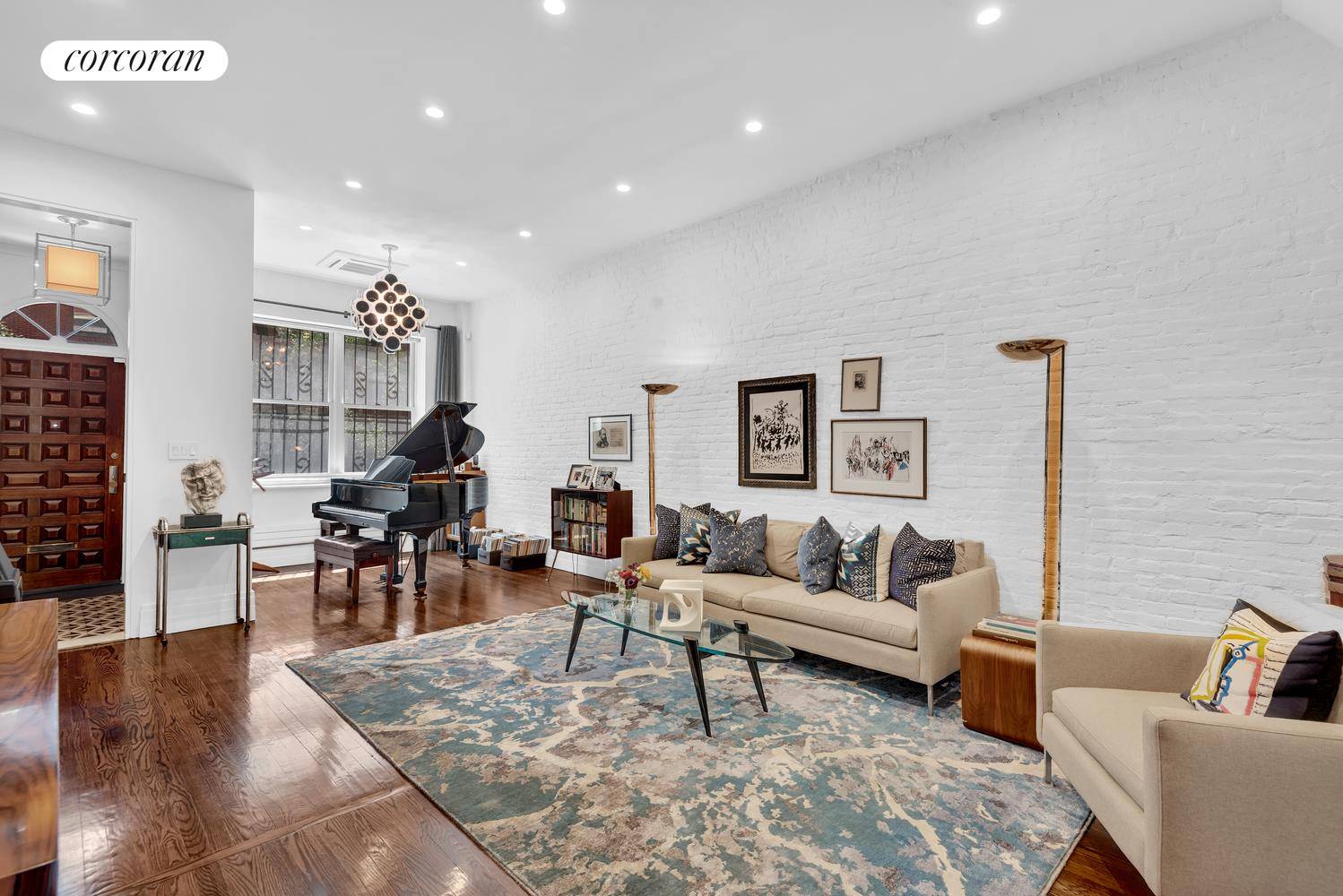 This fabulously designed and unique 4 story townhouse in MINT condition built at the turn of the century offers an open loft style renovation featuring TWO main entertaining floors that ...