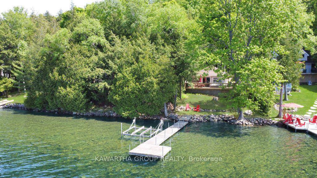 Wow, what a cottage ! Now is the time to enjoy some of the cleanest lake water in the Kawarthas.