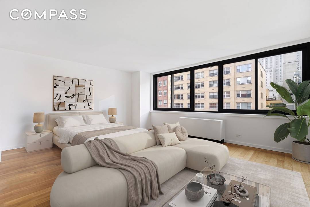 Turnkey and priced to sell in a full service building with a plethora of amenities.