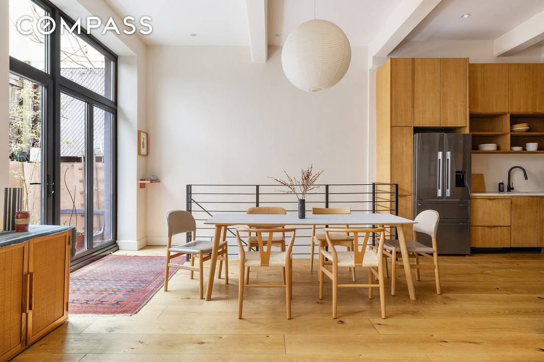 Welcome to 1F a stunning 1, 246 sqft duplex loft tucked inside a converted former cheesecake factory in the heart of Williamsburg.