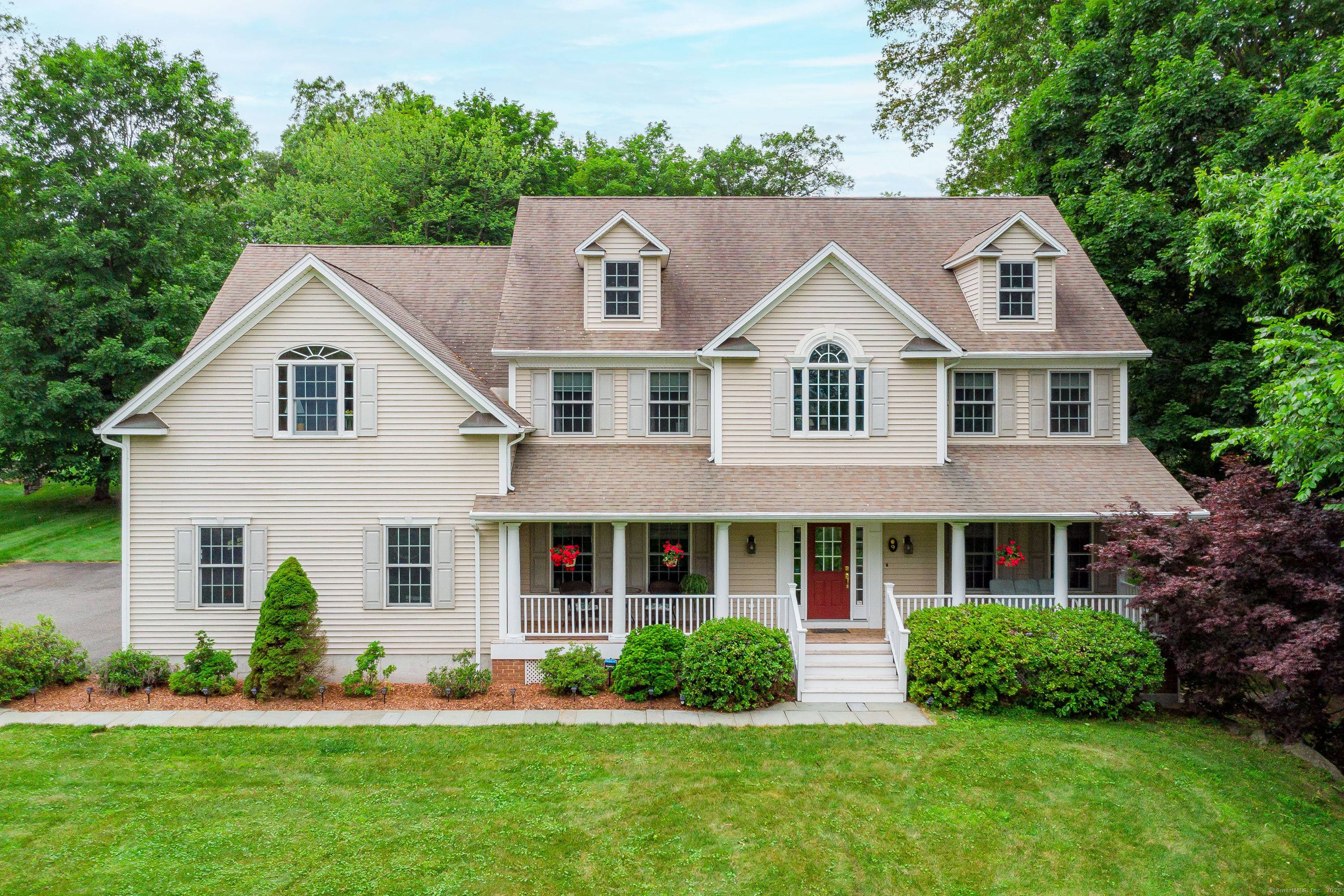 Welcome to this elegant 5040 sq ft, 4 Bedroom 3 1 2 Bath Center Hall Colonial located on a quiet cul de sac, offering timeless charm, modern amenities, and a ...