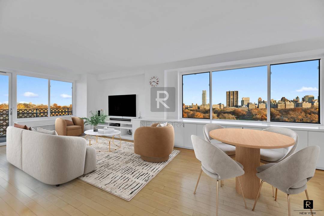 Enjoy unobstructed Central Park views from this beautifully renovated rarely available two bedroom, two bathroom home at 400 Central Park West.