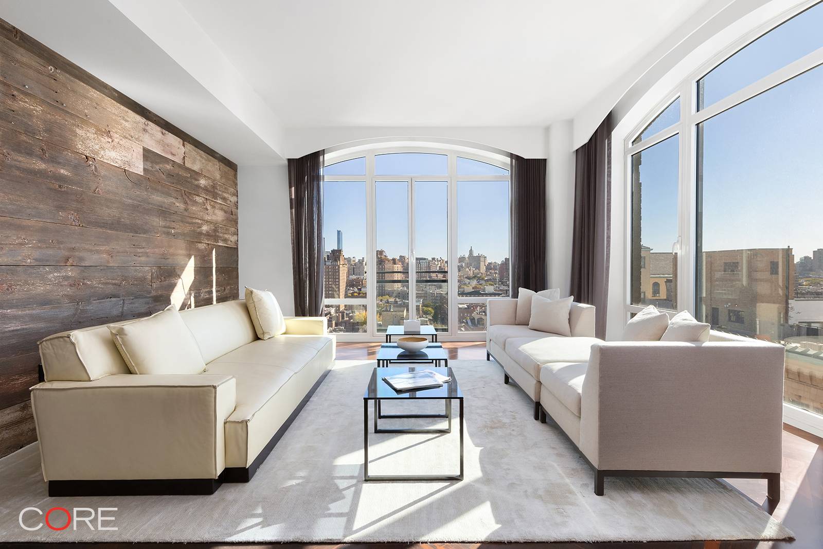 In the heart of the West Village, this unique corner two bedroom apartment sits on the highest floor of the neighborhood's best condominium.