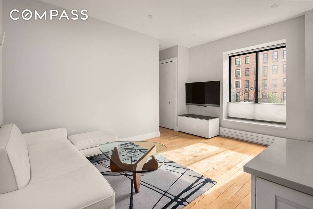 Big windows and lots of sunshine flood this triple exposure 1 Bedroom apartment with light throughout the day.