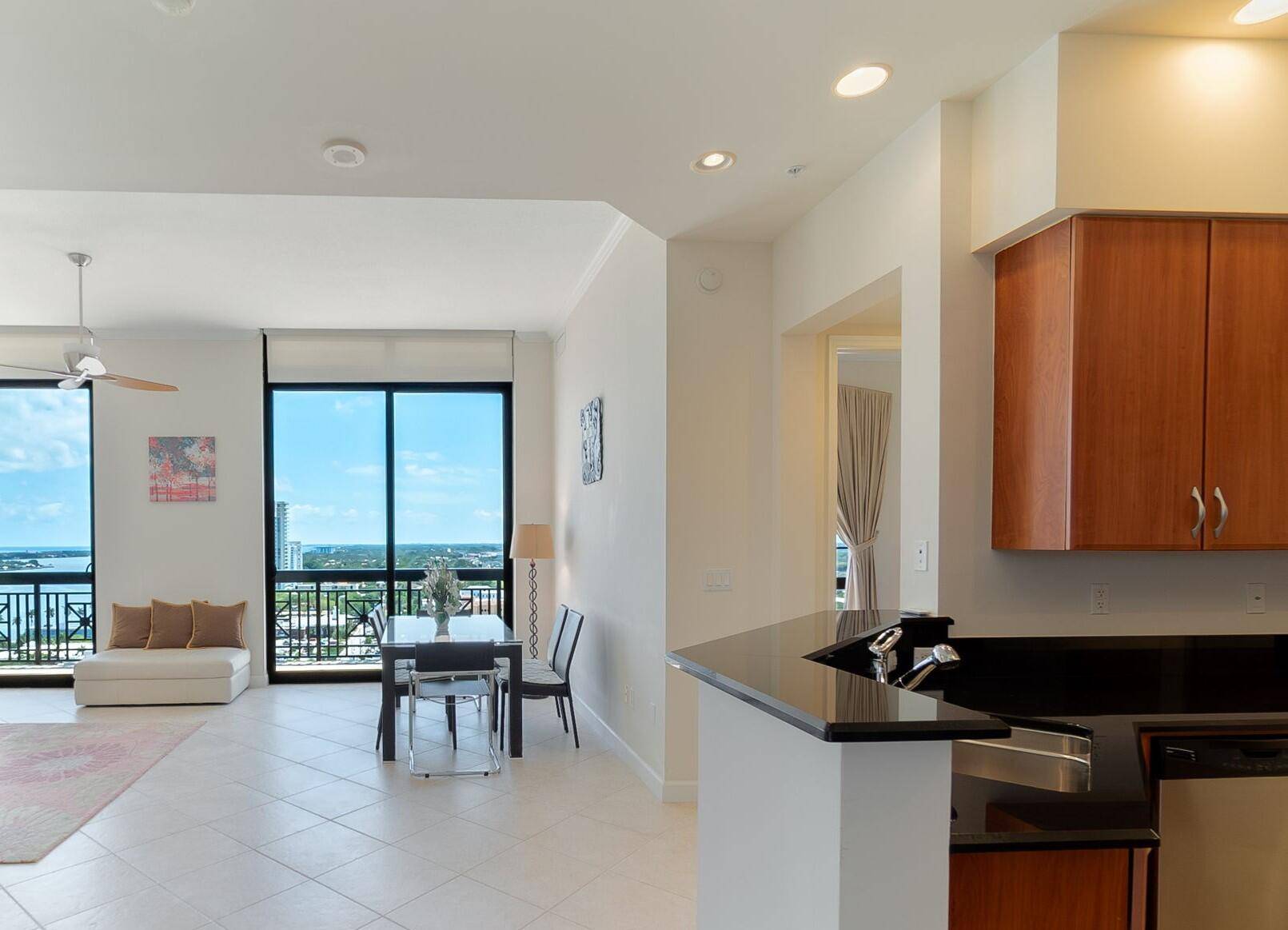 Every time you enter this beautiful penthouse, the expansive, breathtaking view of the intracoastal and undisturbed inland will soothe your mind and spirit.
