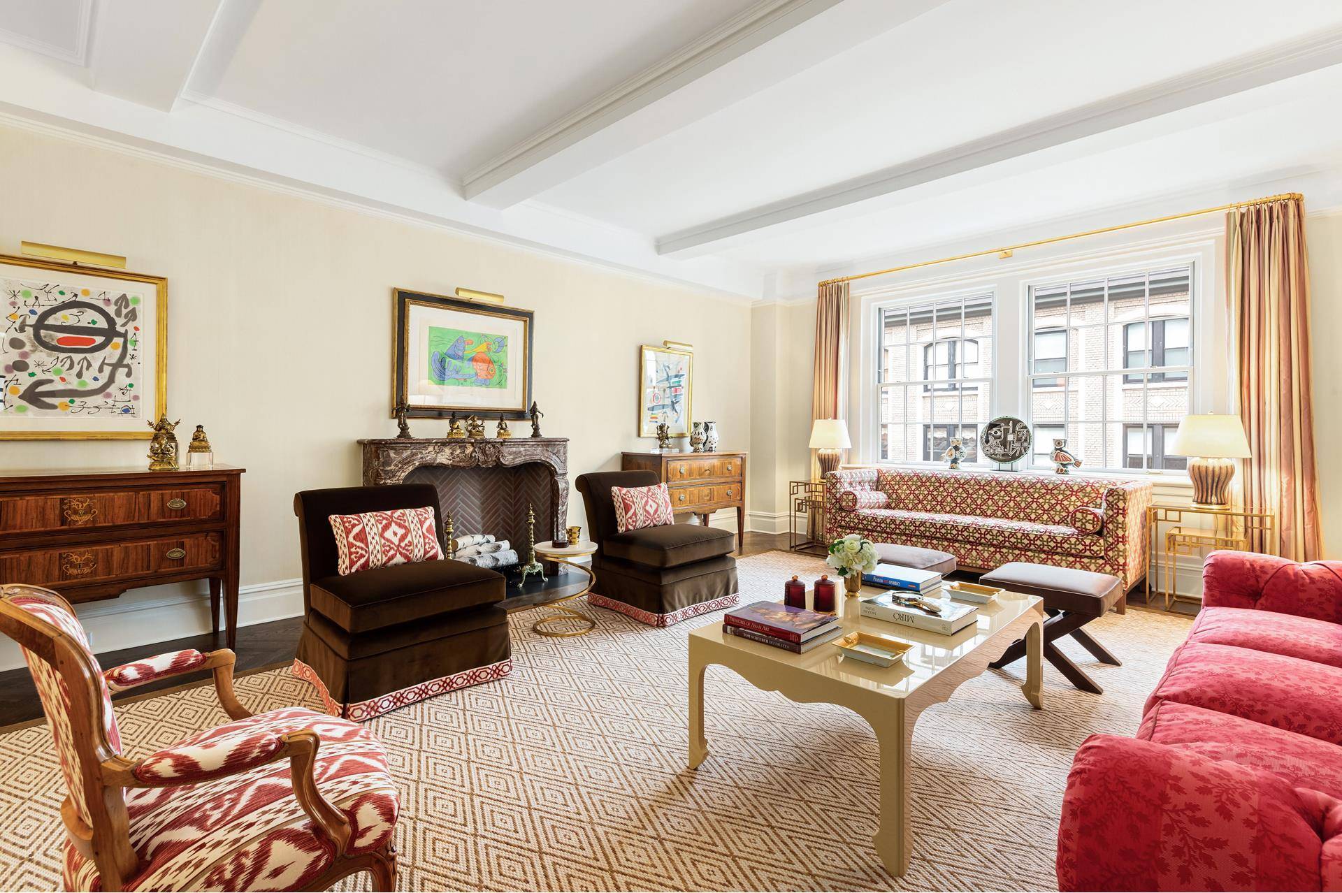 Stunning, high floor, 17 room corner home with sunny, open western and southern exposures.