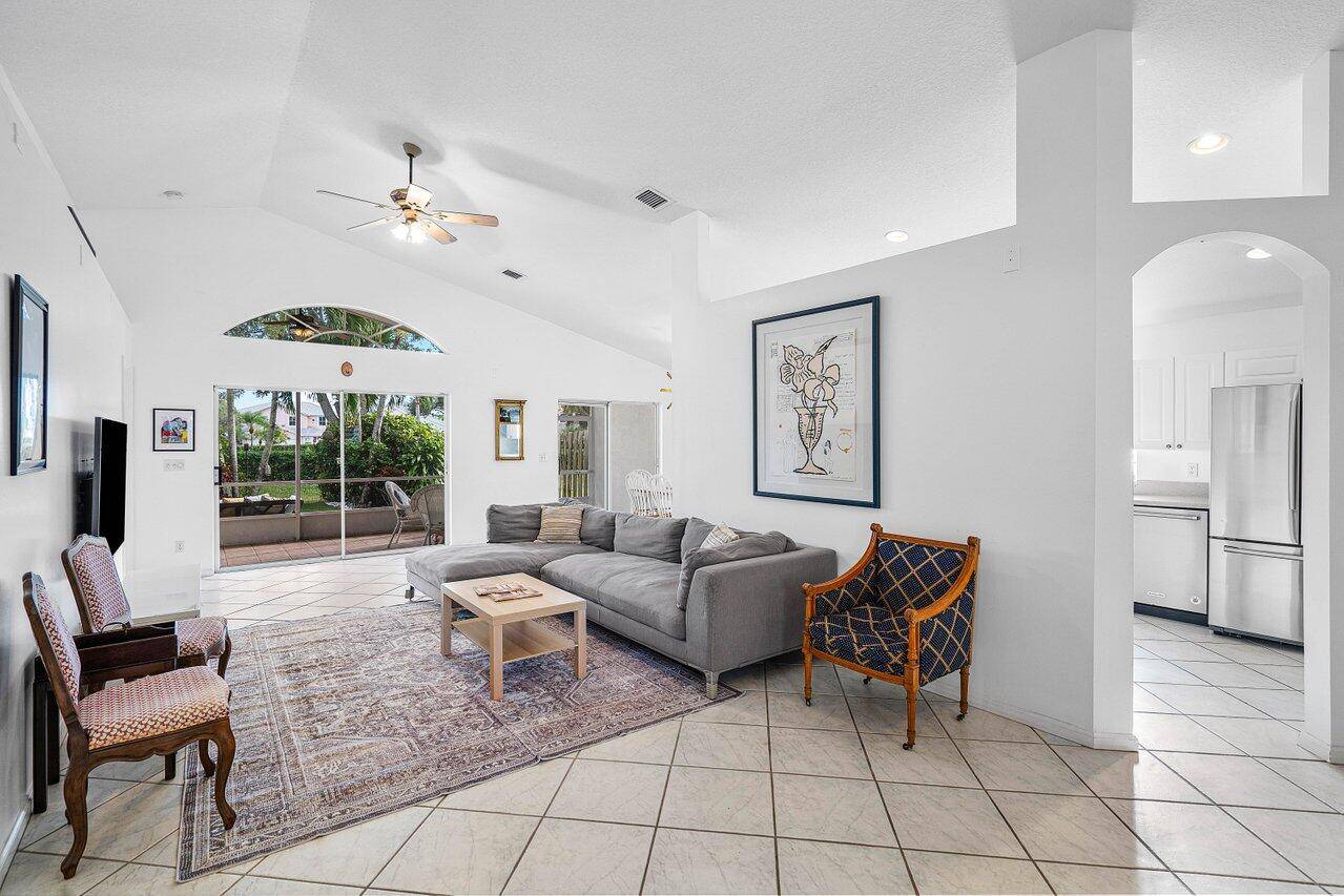 Open floor plan with high ceiling full of natural light.