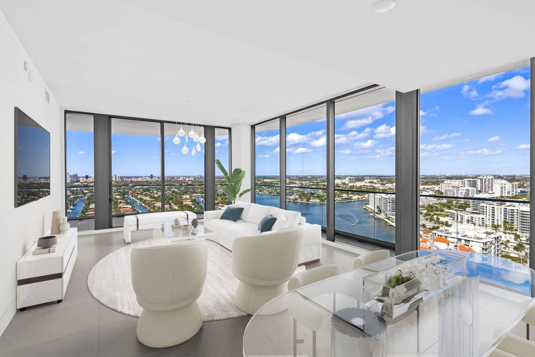 Premium Corner 24th floor Residence in the just completed New construction Luxury building SELENE across the beach, offering Unobstructed Intracoastal, Ocean and City Skyline Views from Every Room.